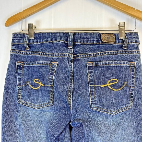 US Polo Assn. Womens Jeans Size 11/12 Flare Bootcut Y2K Low Rise - Picture 4 of 9